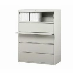 Staples Commercial 5 File Drawers Lateral File Cabinet, Locking, Gray, Letter/Legal, 42"W (21749D) -File Cabinets Shop unnamed file 317