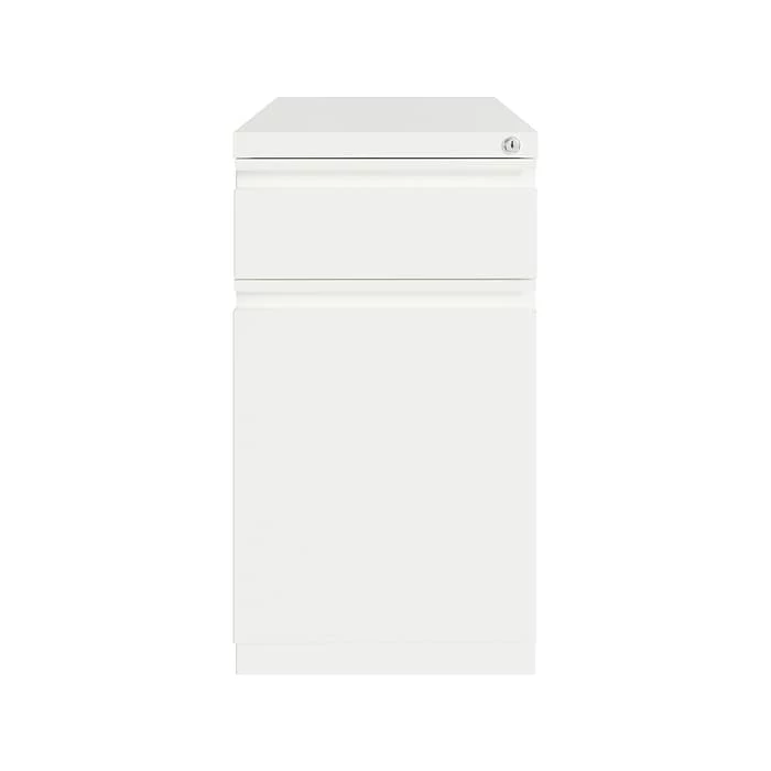 Hirsh 2-Drawer Vertical File Cabinet, Mobile/Pedestal, Letter, White, 19.88" (25033) 4 Hirsh 2-Drawer Vertical File Cabinet, Mobile/Pedestal, Letter, White, 19.88" (25033) - Image 2