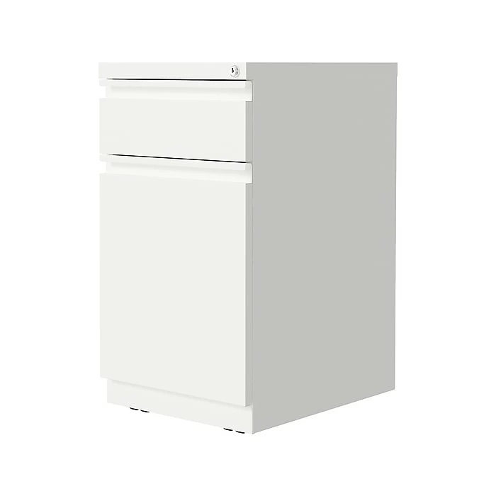 Hirsh 2-Drawer Vertical File Cabinet, Mobile/Pedestal, Letter, White, 19.88" (25033) 5 Hirsh 2-Drawer Vertical File Cabinet, Mobile/Pedestal, Letter, White, 19.88" (25033) - Image 3