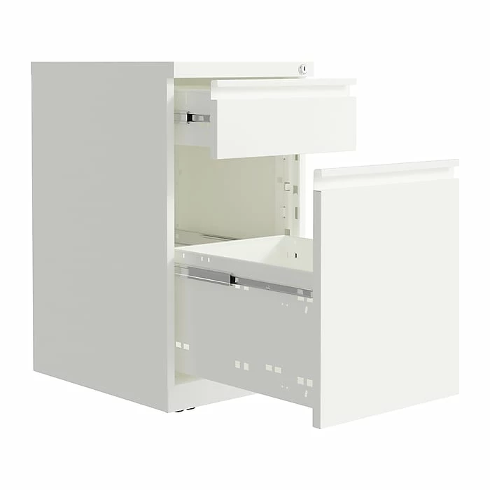 Hirsh 2-Drawer Vertical File Cabinet, Mobile/Pedestal, Letter, White, 19.88" (25033) 6 Hirsh 2-Drawer Vertical File Cabinet, Mobile/Pedestal, Letter, White, 19.88" (25033) - Image 4