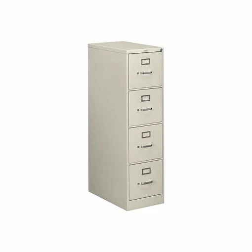 HON 510 Series 4-Drawer Vertical File Cabinet, Locking, Letter, Gray, 25"D (H514.P.Q) -File Cabinets Shop unnamed file 3186
