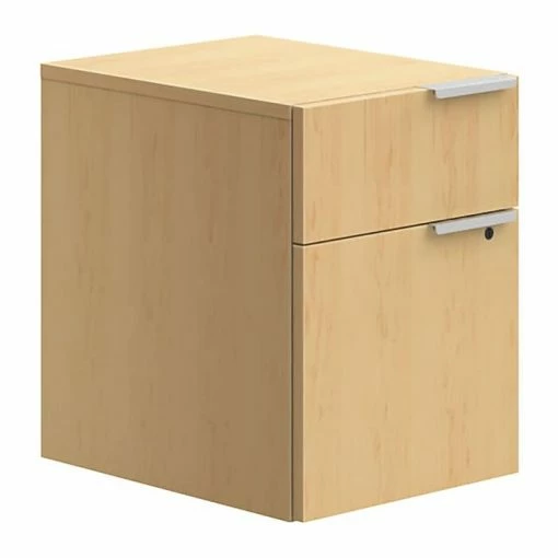 Union & Scale™ Workplace2.0™ 2-Drawer Vertical File Cabinet, Mobile/Pedestal, Letter/Legal, Maple, 20" (UN57492) -File Cabinets Shop unnamed file 3189