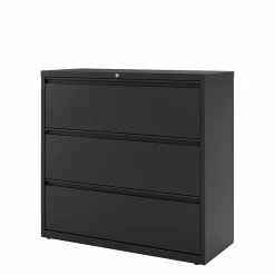 Staples HL8000 Commercial 3-Drawer Lateral File Cabinet, Locking, Letter/Legal, Black, 42"W (23202D) -File Cabinets Shop unnamed file 342