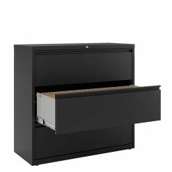 Staples HL8000 Commercial 3-Drawer Lateral File Cabinet, Locking, Letter/Legal, Black, 42"W (23202D) -File Cabinets Shop unnamed file 343