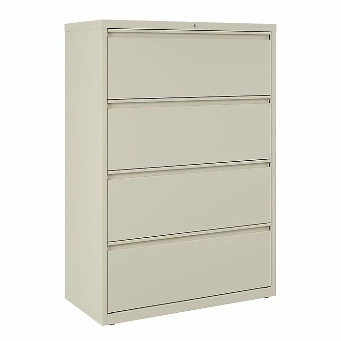 Staples 4-Drawer Lateral File Cabinet, Locking, Letter/Legal, Charcoal, 36"W (26825D) 9 Staples 4-Drawer Lateral File Cabinet, Locking, Letter/Legal, Charcoal, 36"W (26825D) - Image 7