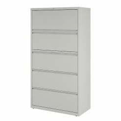 Staples Commercial 5 File Drawers Lateral File Cabinet, Locking, Gray, Letter/Legal, 36"W (21746D) -File Cabinets Shop unnamed file 372