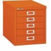Bindertek Bisley Five Drawer Steel Multidrawer, Orange, Letter/A4 (MD5-OR) -File Cabinets Shop unnamed file 40