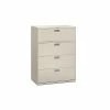 HON Brigade 600 Series 4-Drawer Lateral File Cabinet, Locking, Letter/Legal, Gray, 44"W (HON694LQ) -File Cabinets Shop unnamed file 401