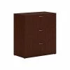 HON Mod 3-Drawer Lateral File Cabinet, Locking, Letter/Legal, Traditional Mahogany, 36" (HLPLLF3620L3.LTM1) -File Cabinets Shop unnamed file 408
