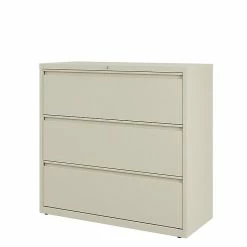 Staples HL8000 Commercial 3-Drawer Lateral File Cabinet, Locking, Letter/Legal, Putty/Beige, 42"W (23201D) -File Cabinets Shop unnamed file 440