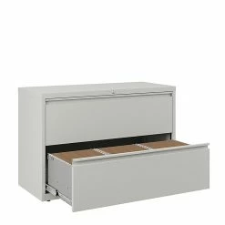 Staples 2-Drawer Lateral File Cabinet, Locking, Letter/Legal, Gray, 42"W (20300D) -File Cabinets Shop unnamed file 467