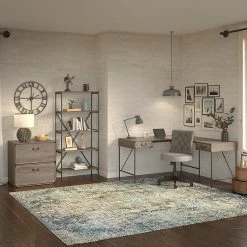 Kathy Ireland® Home By Bush Furniture Ironworks 2-Drawer Lateral File Cabinet, Letter/Legal, Restored Gray, 30" (KI50304-03) -File Cabinets Shop unnamed file 516