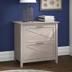 Bush Furniture Key West Lateral File, Washed Gray (KWF130WG-03) -File Cabinets Shop unnamed file 541