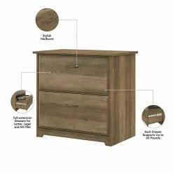 Bush Furniture Cabot 2-Drawer Lateral File Cabinet, Letter/Legal, Reclaimed Pine, 31" (WC31580-03) -File Cabinets Shop unnamed file 551