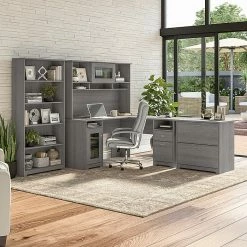 Bush Furniture Cabot 2 Drawer Lateral File Cabinet, Modern Gray (WC31380) -File Cabinets Shop unnamed file 564