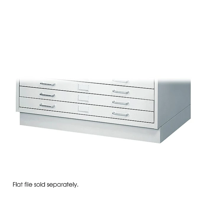Safco® 5-Drawer Steel Flat File Closed Base, Light Gray, Letter (4970LG) 3 Safco® 5-Drawer Steel Flat File Closed Base, Light Gray, Letter (4970LG)