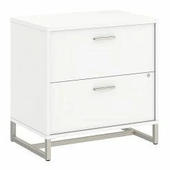Office By Kathy Ireland® Method Lateral File Cabinet - Assembled, White (KI70204SU)