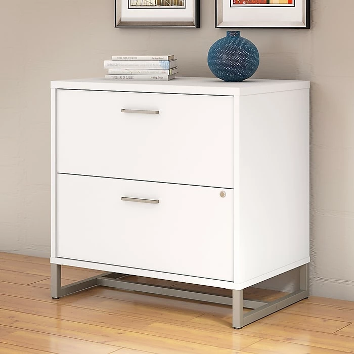 Office By Kathy Ireland® Method Lateral File Cabinet - Assembled, White (KI70204SU) 4 Office By Kathy Ireland® Method Lateral File Cabinet - Assembled, White (KI70204SU) - Image 2