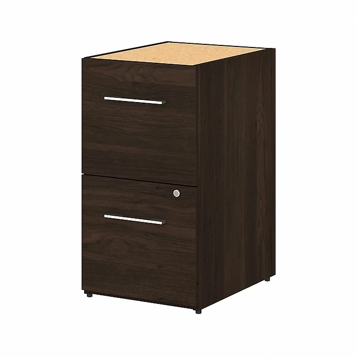 Bush Business Furniture Office 500 16W 2 Drawer File Cabinet - Assembled, Black Walnut, (OFF216BWSU) 3 Bush Business Furniture Office 500 16W 2 Drawer File Cabinet - Assembled, Black Walnut, (OFF216BWSU)