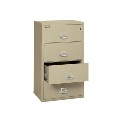 FireKing Classic 4-Drawer Lateral File Cabinet, Fire Resistant, Letter/Legal, Beige, 31.19"W (4-3122-CPA) -File Cabinets Shop unnamed file 670