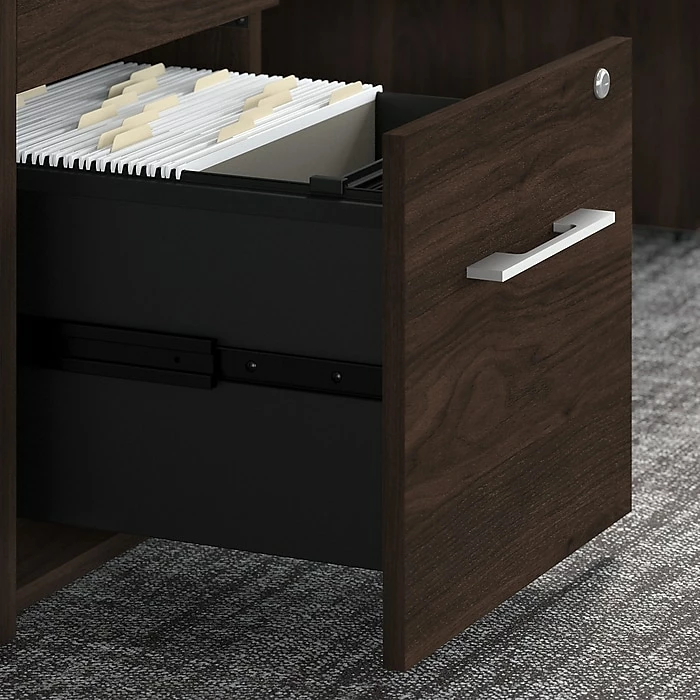 Bush Business Furniture Office 500 16W 2 Drawer File Cabinet - Assembled, Black Walnut, (OFF216BWSU) 5 Bush Business Furniture Office 500 16W 2 Drawer File Cabinet - Assembled, Black Walnut, (OFF216BWSU) - Image 3