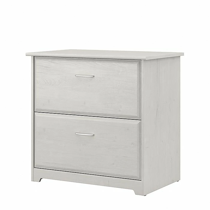 Bush Furniture Cabot 2-Drawer Lateral File Cabinet, Letter/Legal, Linen White Oak, 31" (WC31180-03) 3 Bush Furniture Cabot 2-Drawer Lateral File Cabinet, Letter/Legal, Linen White Oak, 31" (WC31180-03)