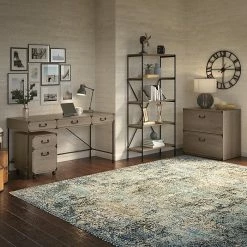 Kathy Ireland® Home By Bush Furniture Ironworks 2-Drawer Mobile File Cabinet, Letter/Legal, Restored Gray, 16" (KI50302-03) -File Cabinets Shop unnamed file 756