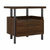 Bush Furniture Architect 1-Drawer Lateral File Cabinet, Not Assembled, Letter/Legal, Modern Walnut, 30.35" (ACF131MW-03)