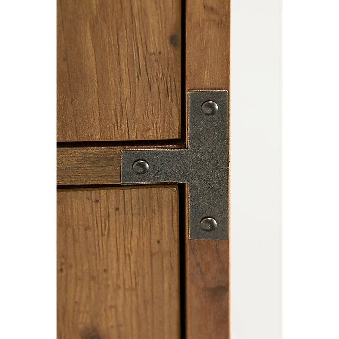 Kathy Ireland® Home By Bush Furniture Ironworks Lateral File Cabinet, Vintage Golden Pine (KI50104-03) 6 Kathy Ireland® Home By Bush Furniture Ironworks Lateral File Cabinet, Vintage Golden Pine (KI50104-03) - Image 4