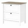 Bush Furniture Mayfield 2-Drawer Lateral File Cabinet, Letter/Legal, Pure White/Shiplap Gray, 30.79" (MAF131GW2-03) -File Cabinets Shop unnamed file 809