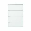 Global 9300 Plus Series 4-Drawer Lateral File Cabinet, Locking, Letter/Legal, Designer White, 36" (TD9336P4F1HDWT) -File Cabinets Shop unnamed file 833