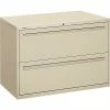 HON Brigade® 700 Series Lateral File, 2-Drawer, 28-3/8Hx42Wx19-1/4"D, Putty 2 HON Brigade® 700 Series Lateral File, 2-Drawer, 28-3/8Hx42Wx19-1/4"D, Putty -File Cabinets Shop unnamed file 852