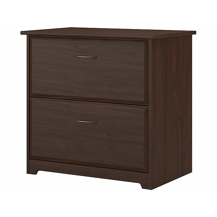 Bush Furniture Cabot 2-Drawer Lateral File Cabinet, Letter/Legal, Modern Walnut, 31" (WC31080-03) 3 Bush Furniture Cabot 2-Drawer Lateral File Cabinet, Letter/Legal, Modern Walnut, 31" (WC31080-03)