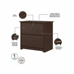 Bush Furniture Cabot 2-Drawer Lateral File Cabinet, Letter/Legal, Modern Walnut, 31" (WC31080-03) 12 Bush Furniture Cabot 2-Drawer Lateral File Cabinet, Letter/Legal, Modern Walnut, 31" (WC31080-03) -File Cabinets Shop unnamed file 869