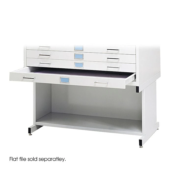 Safco® High Base For 4994 Flat File, White 3 Safco® High Base For 4994 Flat File, White
