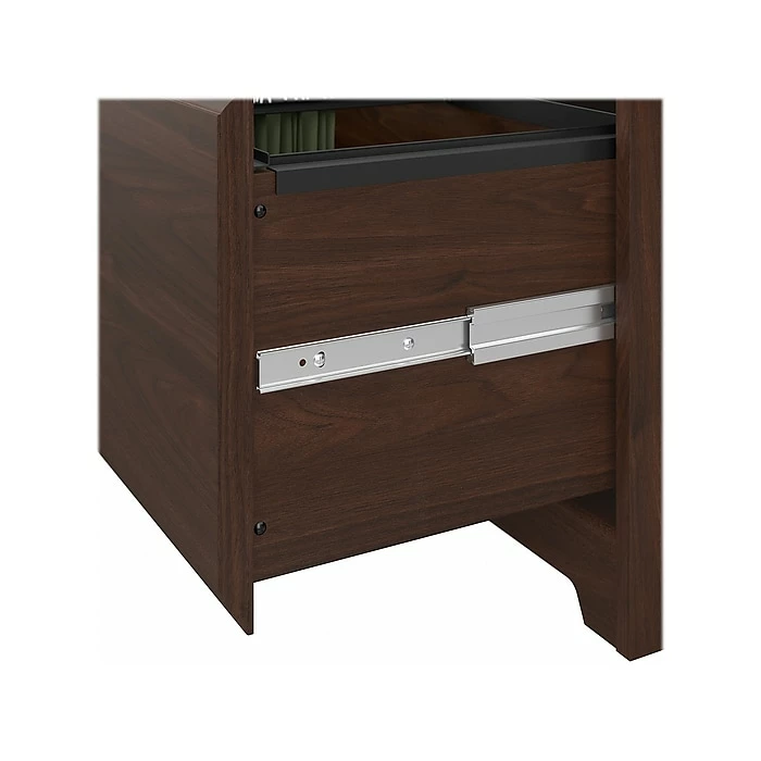 Bush Furniture Cabot 2-Drawer Lateral File Cabinet, Letter/Legal, Modern Walnut, 31" (WC31080-03) 9 Bush Furniture Cabot 2-Drawer Lateral File Cabinet, Letter/Legal, Modern Walnut, 31" (WC31080-03) - Image 7