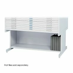 Safco® High Base For 4996 And 4986 Flat File, White