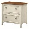 Bush Furniture Fairview 2 Drawer Lateral File Cabinet, Antique White And Tea Maple (WC53284T) -File Cabinets Shop unnamed file 923