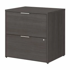 Bush Business Furniture Jamestown 2-Drawer Lateral File Cabinet, Locking, Letter/Legal, Storm Gray, 29.72" (JTF130SGSU)