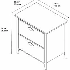 Kathy Ireland® Home By Bush Furniture Connecticut Lateral File Cabinet, Black Suede Oak (KI40104-03) 15 Kathy Ireland® Home By Bush Furniture Connecticut Lateral File Cabinet, Black Suede Oak (KI40104-03) -File Cabinets Shop unnamed file 972