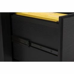 Kathy Ireland® Home By Bush Furniture Connecticut Lateral File Cabinet, Black Suede Oak (KI40104-03) 18 Kathy Ireland® Home By Bush Furniture Connecticut Lateral File Cabinet, Black Suede Oak (KI40104-03) -File Cabinets Shop unnamed file 975