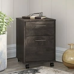 Bush Furniture Key West 2-Drawer Mobile File Cabinet, Letter/Legal, Dark Gray Hickory, 16" (KWF116GH-03) -File Cabinets Shop unnamed file 983
